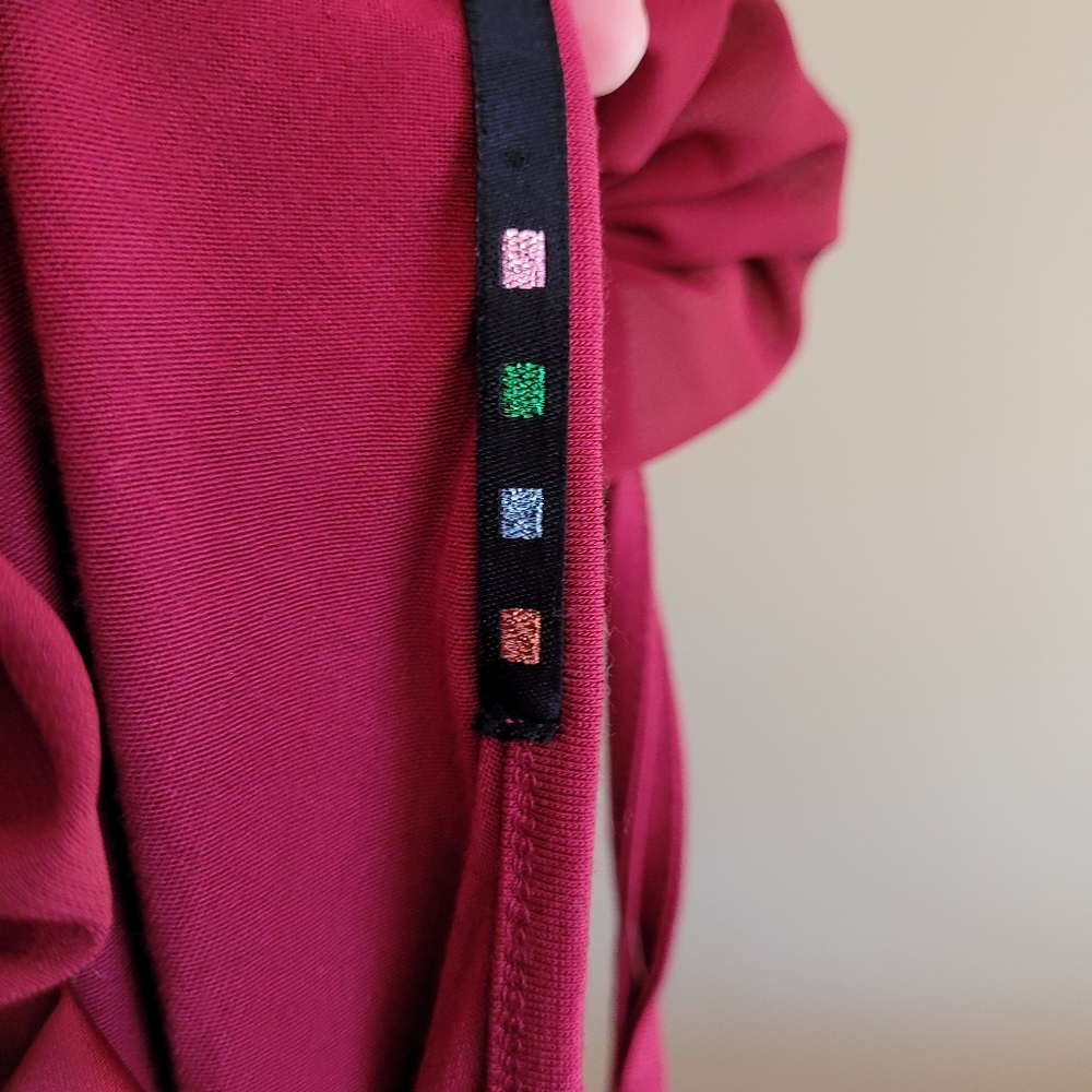 NWOT Deep Red Racerback Tank Top - Picture 9 of 11
